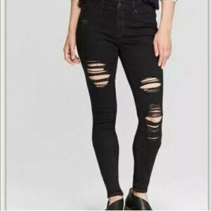 Universal Thread Black High Rise Jegging Jeans Sz 8/29